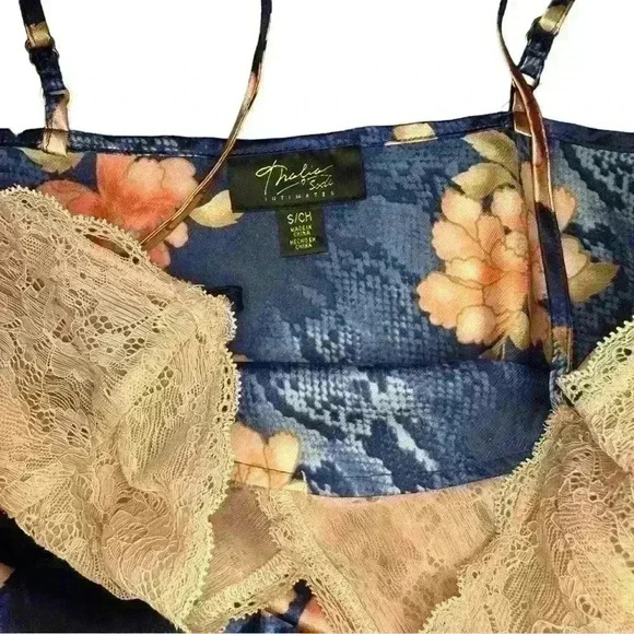 Y2K Blue Snake Print Pink Slip - Picture 4 of 6